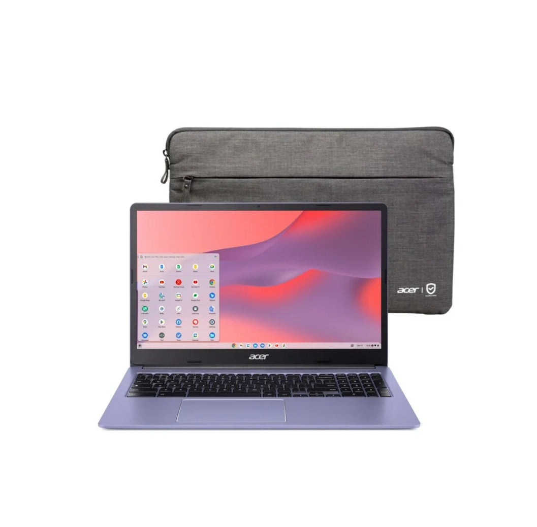Acer Chromebook 315 15,6 Pulgadas Portátil Procesador Intel N4500 4GB RAM 64GB eMMC Piedra Lunar Púrpura
