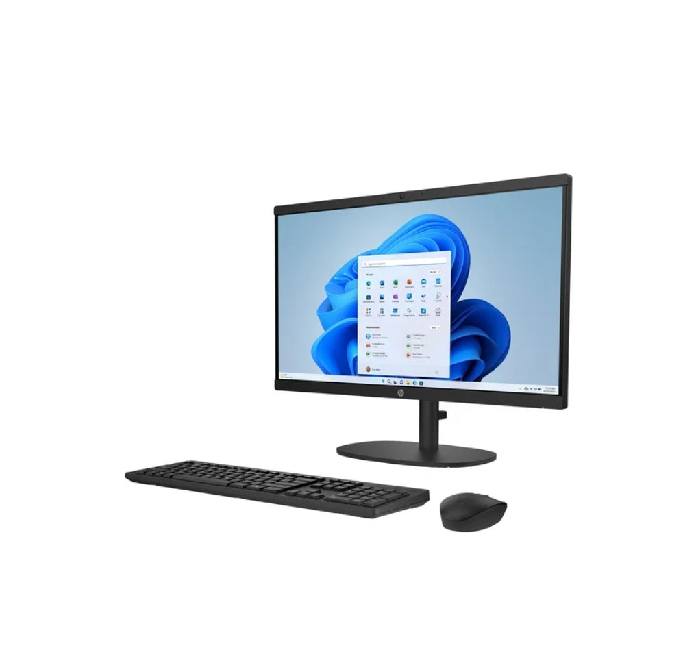 HP 21.45-inch All-in-One Desktop FHD Display Intel Pentium 8G/128SSD Windows 11 Home in S Mode Jet Black