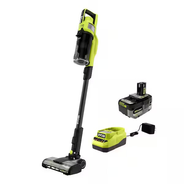 ONE HP 18V Cordless PET Stick Vacuum Cleaner Kit with 4.0 Ah HIGH PERFORMANCE Battery and Charger