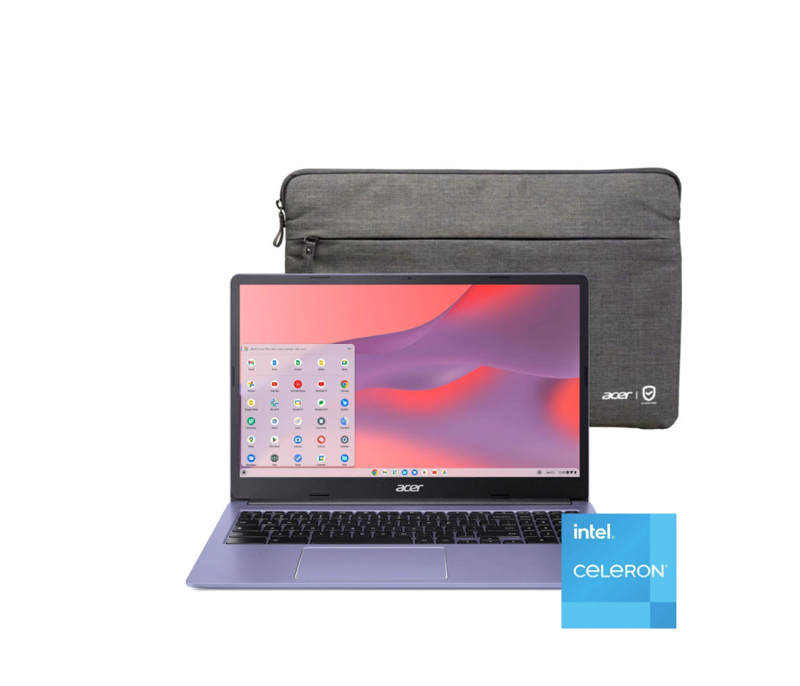 Acer Chromebook 315 15,6 Pulgadas Portátil Procesador Intel N4500 4GB RAM 64GB eMMC Piedra Lunar Púrpura