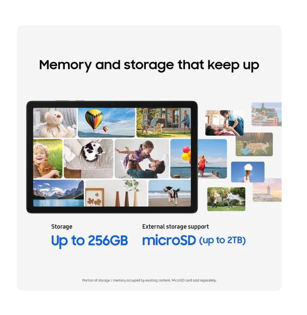 Samsung Galaxy Tab A11+ Widescreen Tablet, 128GB, Android 16, Silver