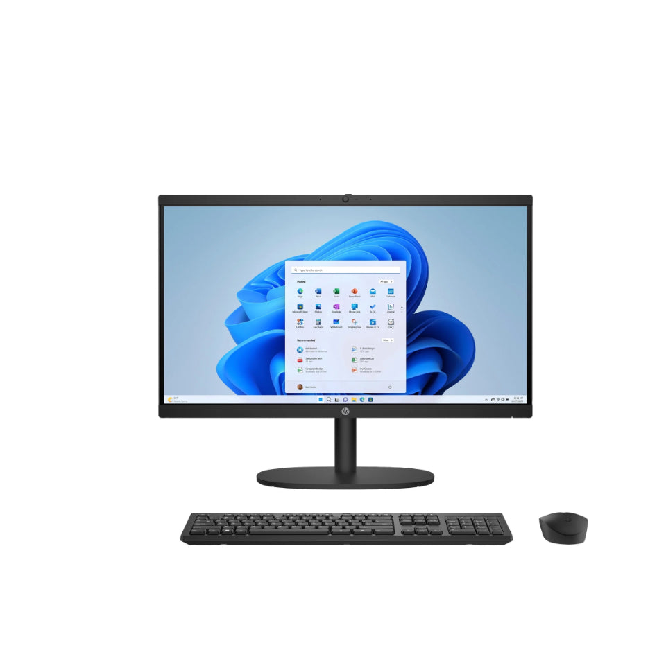 HP 21.45-inch All-in-One Desktop FHD Display Intel Pentium 8G/128SSD Windows 11 Home in S Mode Jet Black